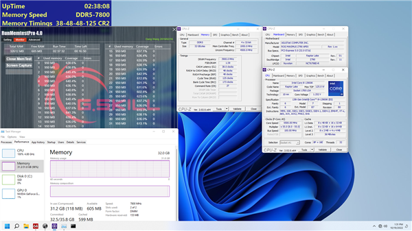 芝奇DDR5内存冲破8GHz