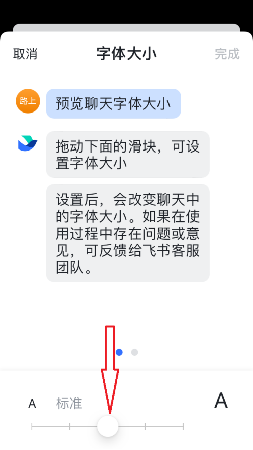 《飞书》怎么设置字体大小