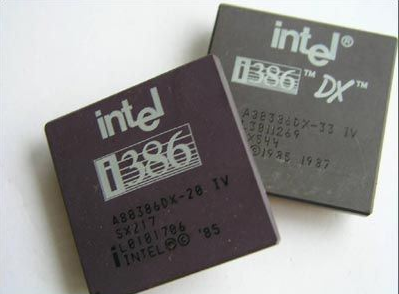 1988年，英特尔推出intel 80386 SX处理器