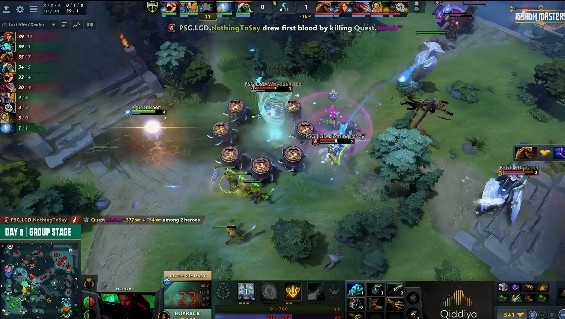 《DOTA2》利雅得大师赛赛报：莫言风行者致命双捆秒奶绿 LGD1-1QE静待加赛