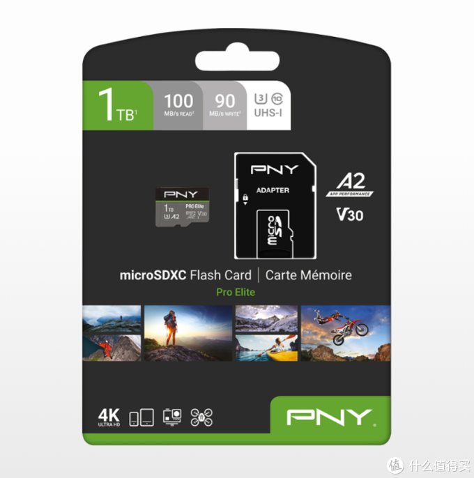 PNY（必恩威）于2020年8月发售容量达到1TB的microSDXC存储卡